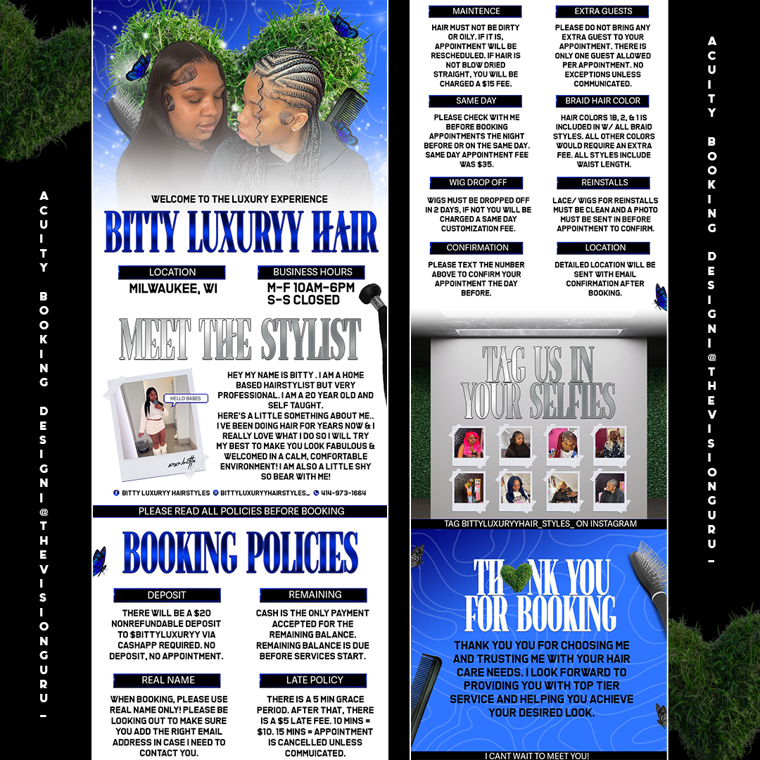 Acuity Booking Design