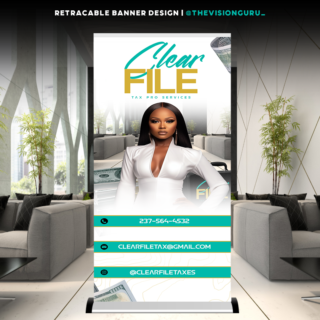 Retractable Banner Design (Print Available)