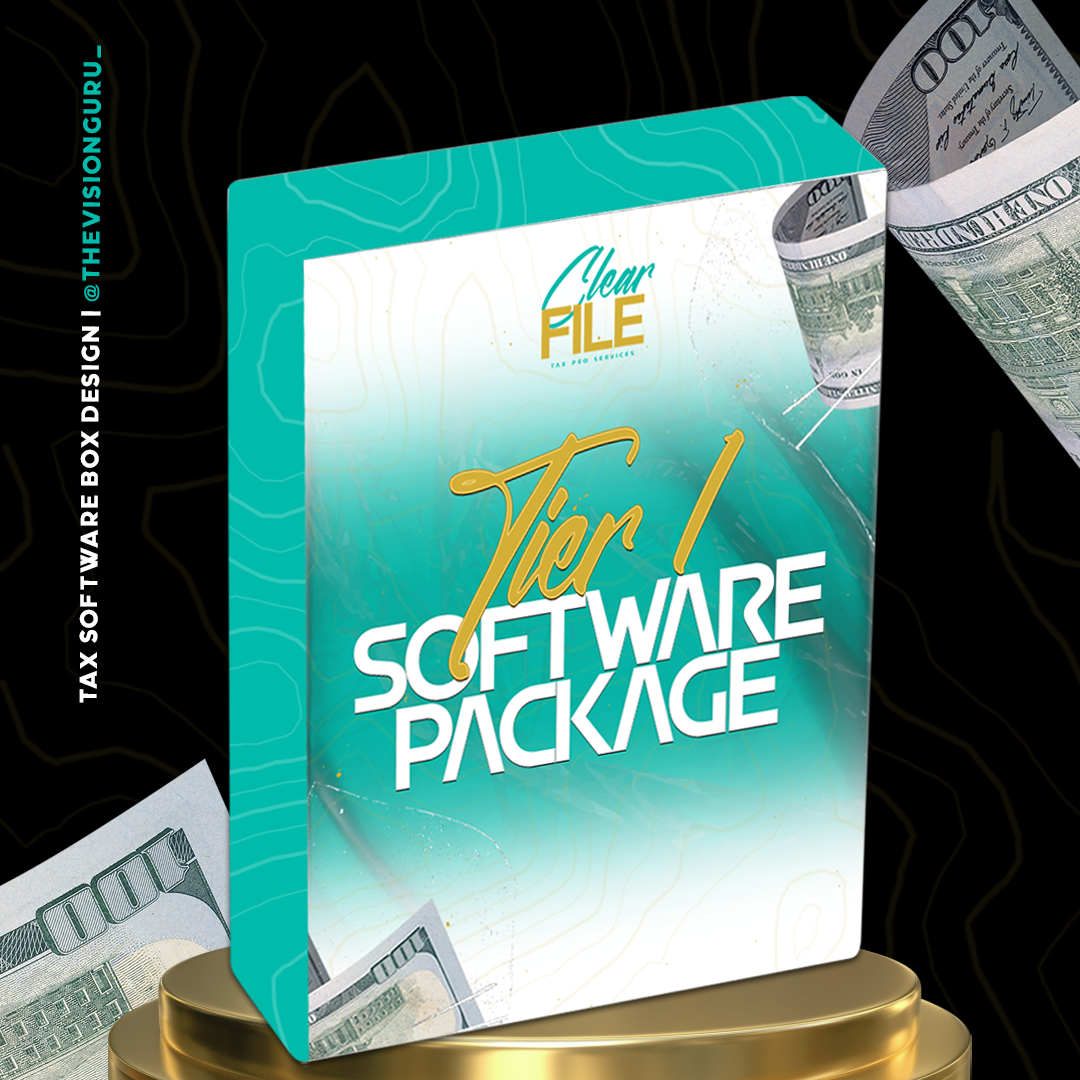Tax Software Box Design