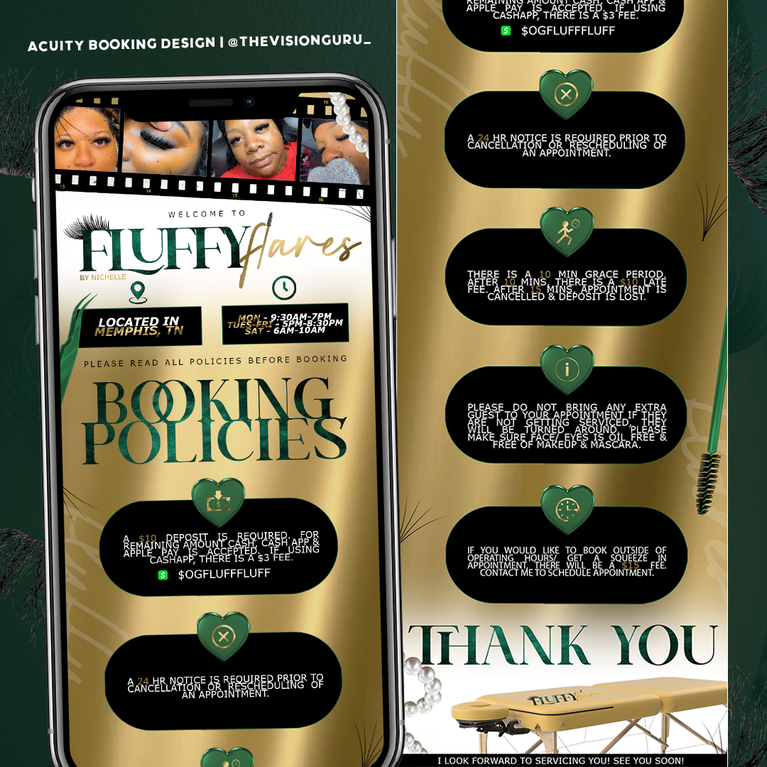 Acuity Booking Design