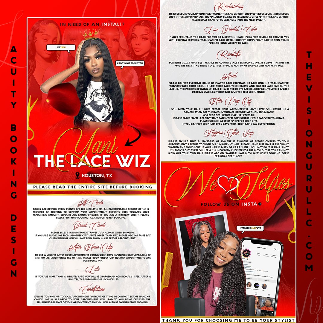 Acuity Booking Design
