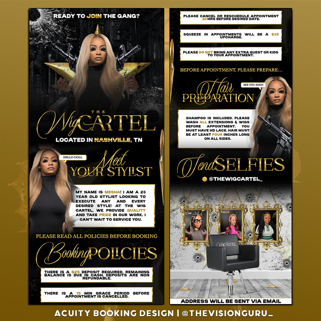 Acuity Booking Design