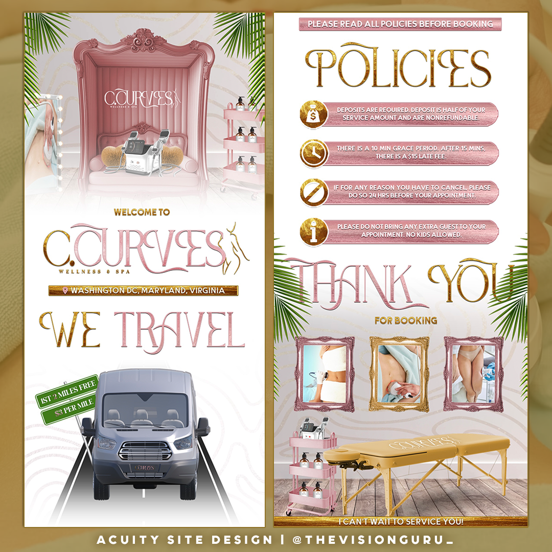 Acuity Booking Design