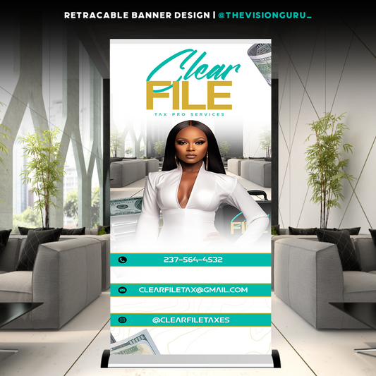 Retractable Banner Design (Print Available)