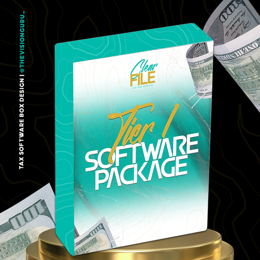 Tax Software Box Design