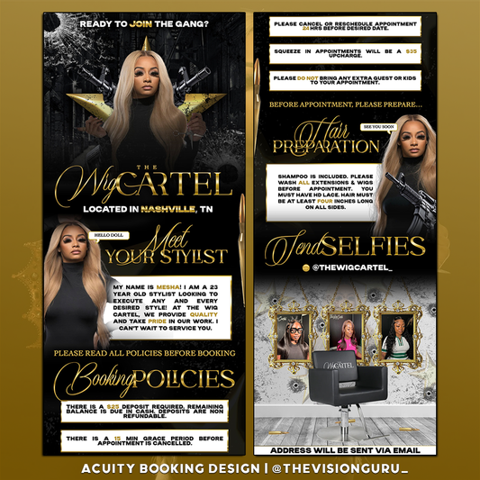 Acuity Booking Design